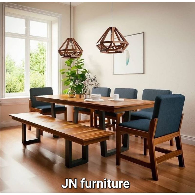 kursi makan meja makan modern minimalis