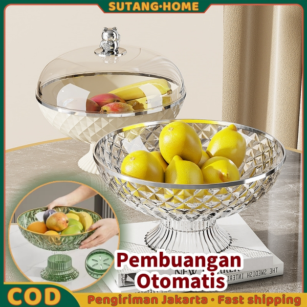 【SUTANG】Keranjang Buah Tudung Saji Nampan Mangkok Aesthetic / Wadah Saji Piring Buah Rak Buah / Tudu