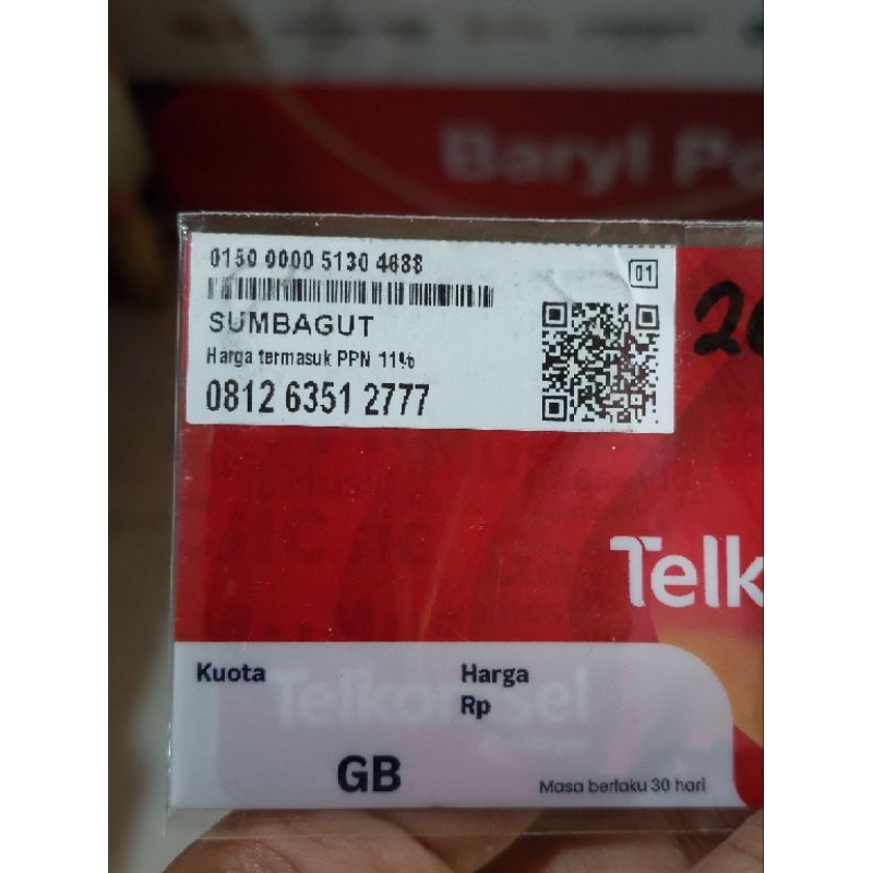 NOMOR CANTIK TELKOMSEL SIMPATI 4G LTE SERI TRIPLE 777 EKOR RAPIH - 0812 635X 2777