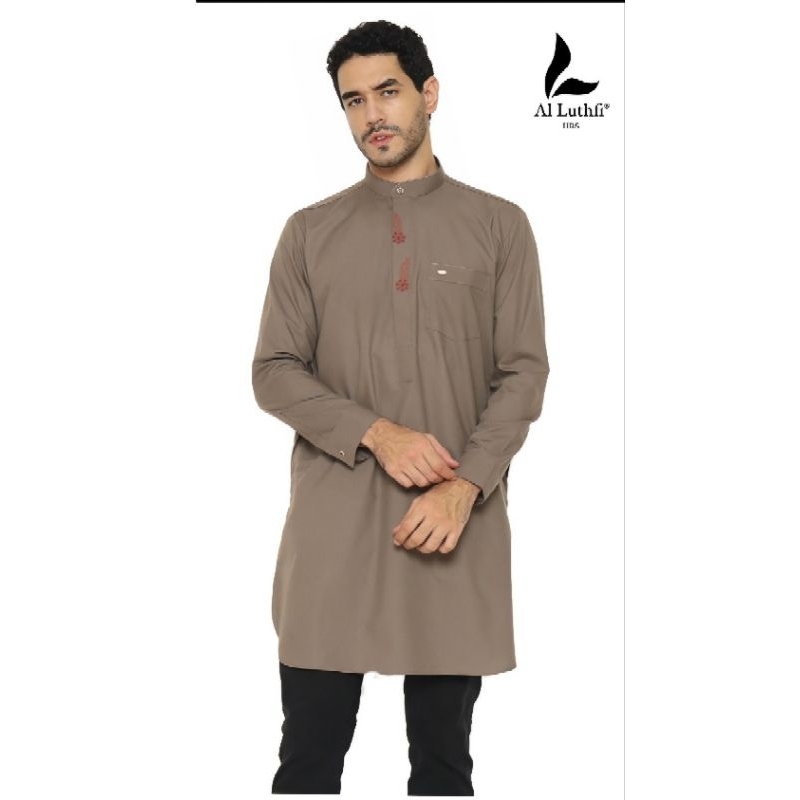 KURTA AL-LUTHFI lengan PANJANG MANSIT.
