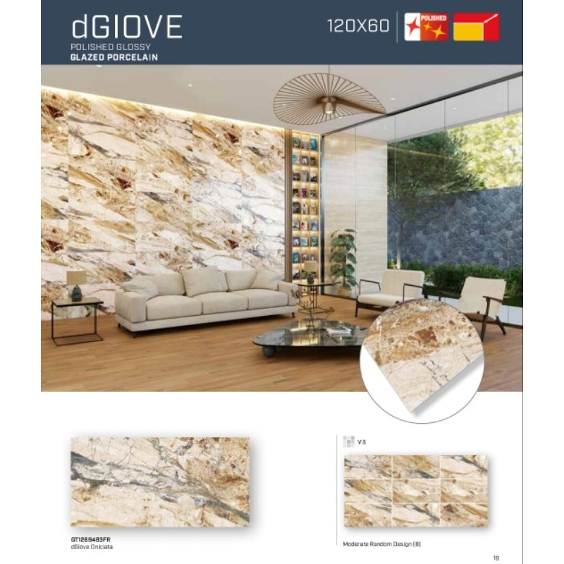 dGiove roman granit gloss 60x120
