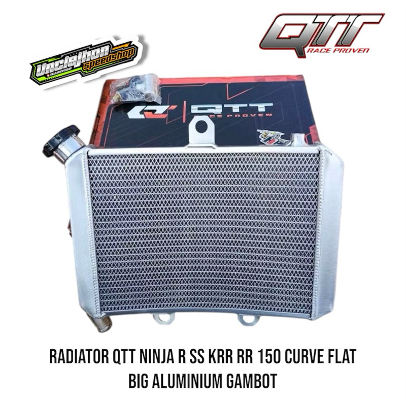 Radiator QTT Ninja R SS KRR RR 150 Curve Flat Big Aluminium Gambot