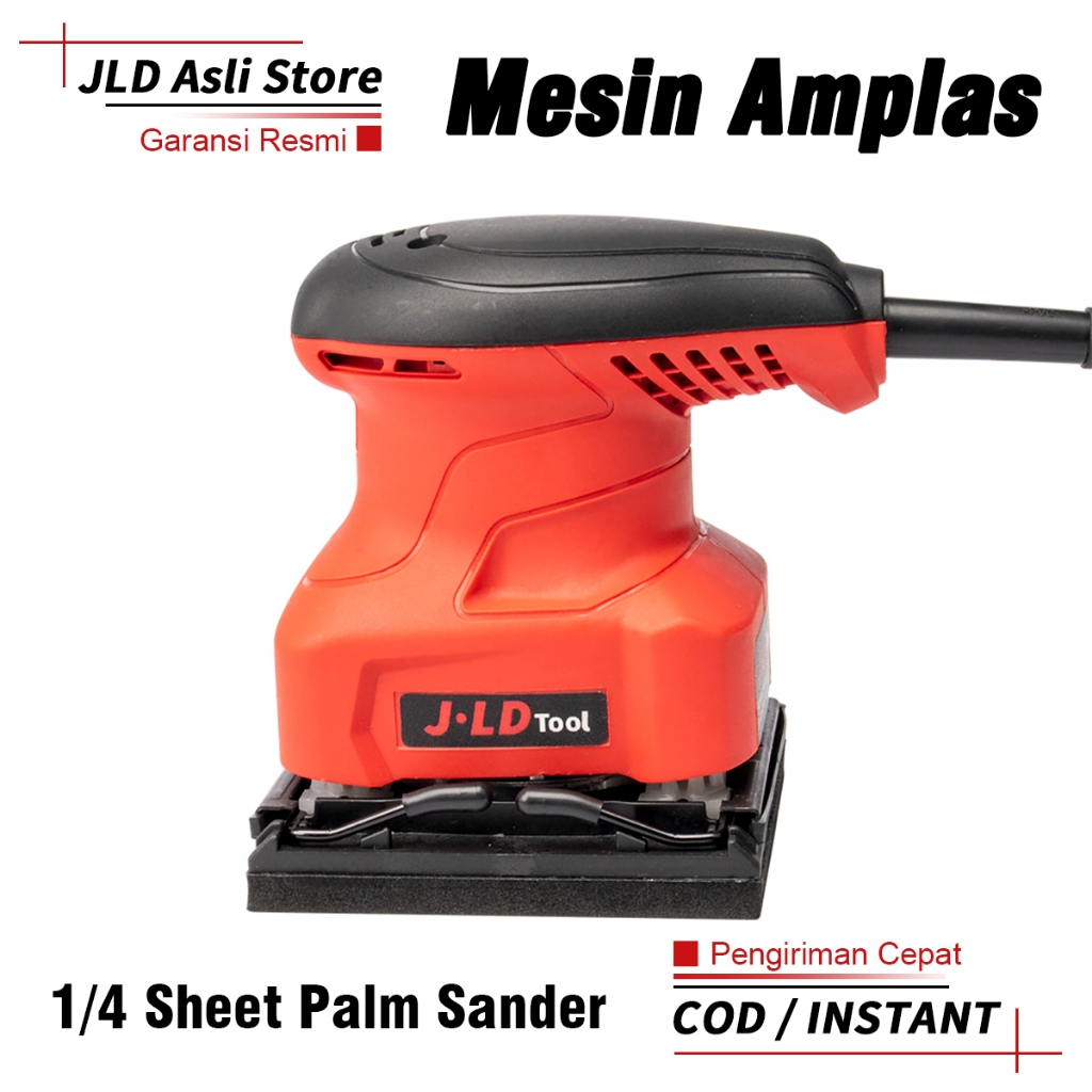 JLD Mesin Amplas Kayu Listrik Finishing Sander Amplas Tembok Dinding Mesin Penghalus Kayu Jld Tool