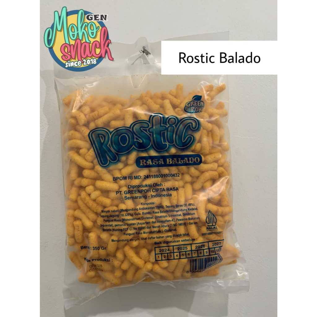 

Rostic Snack Kemasan Rasa Balado