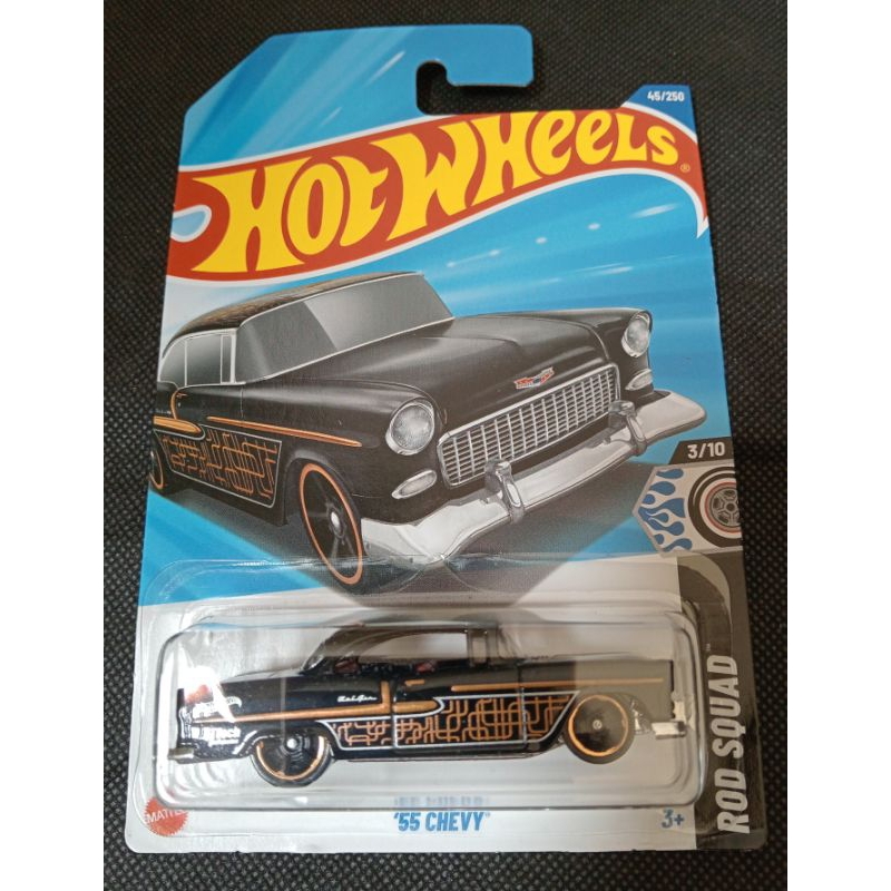 HOT WHEELS '55 CHEVY HITAM