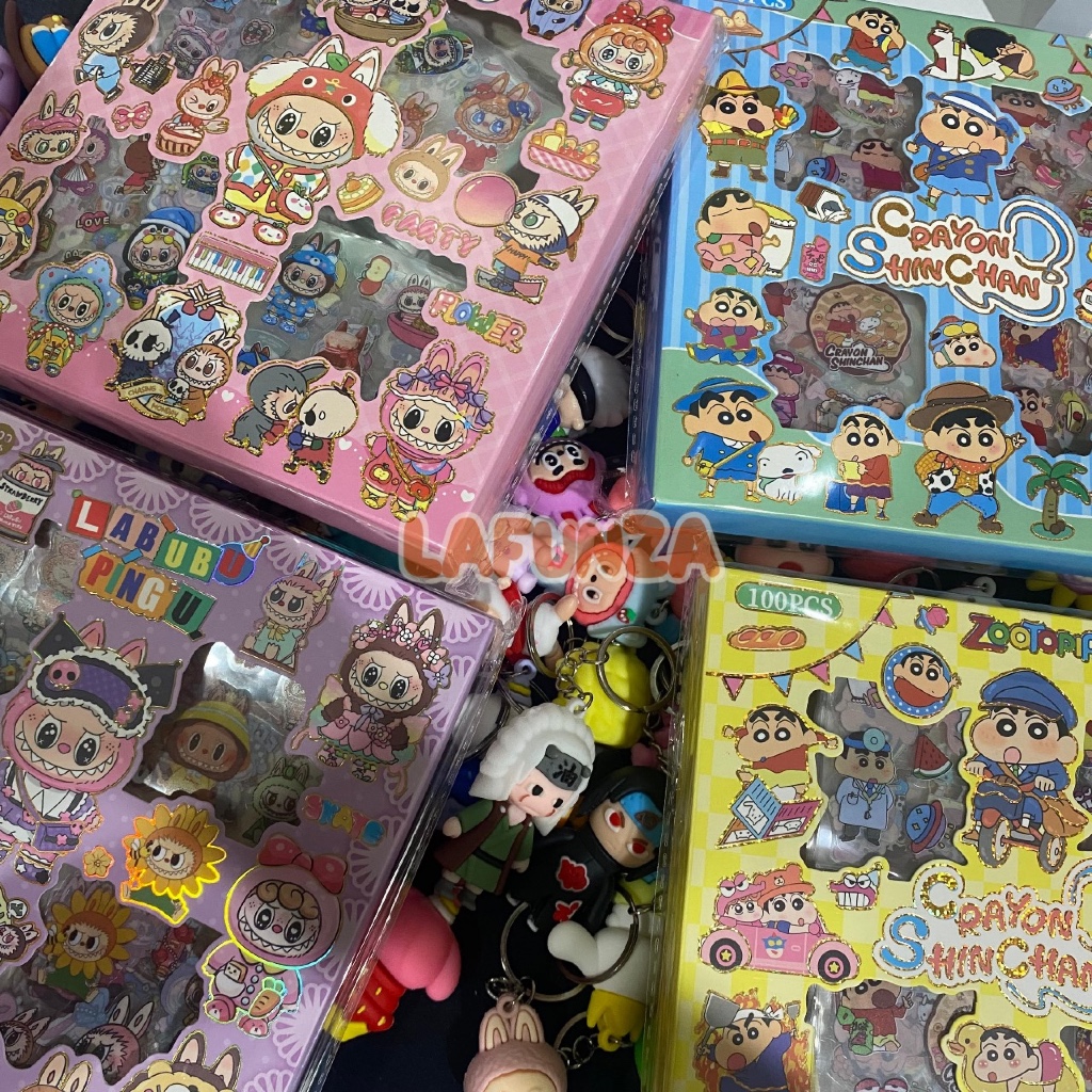 

LAFUNZA Set Sticker Crayon Shin Chan 100pcs