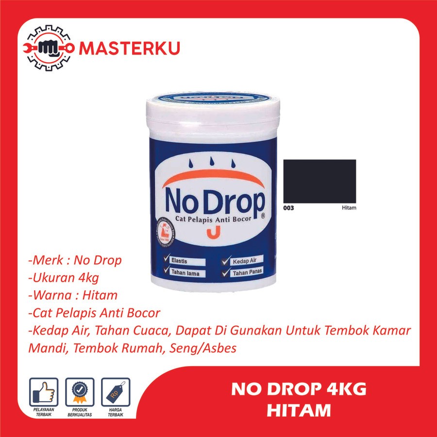 NO DROP CAT PELAPIS ANTI BOCOR 4KG/CAT ANTI BOCOR/PELAPIS ANTI BOCOR/NO DROP