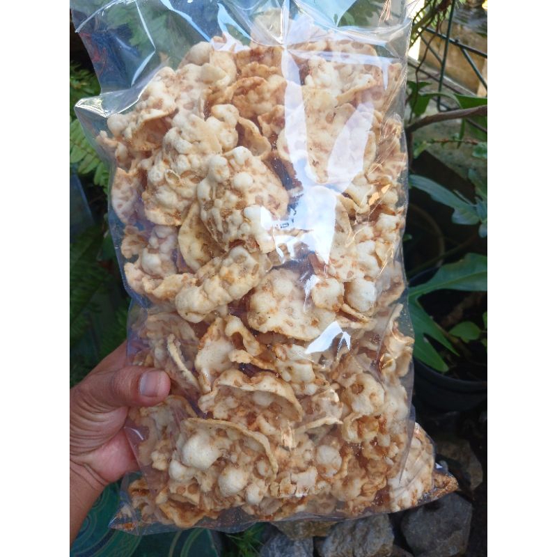 

keripik tempe sagu crispy kemasan 500gram