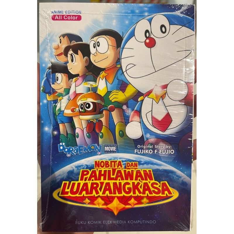 buku komik doraemon full color nobita dan pahlawan luar angkasa