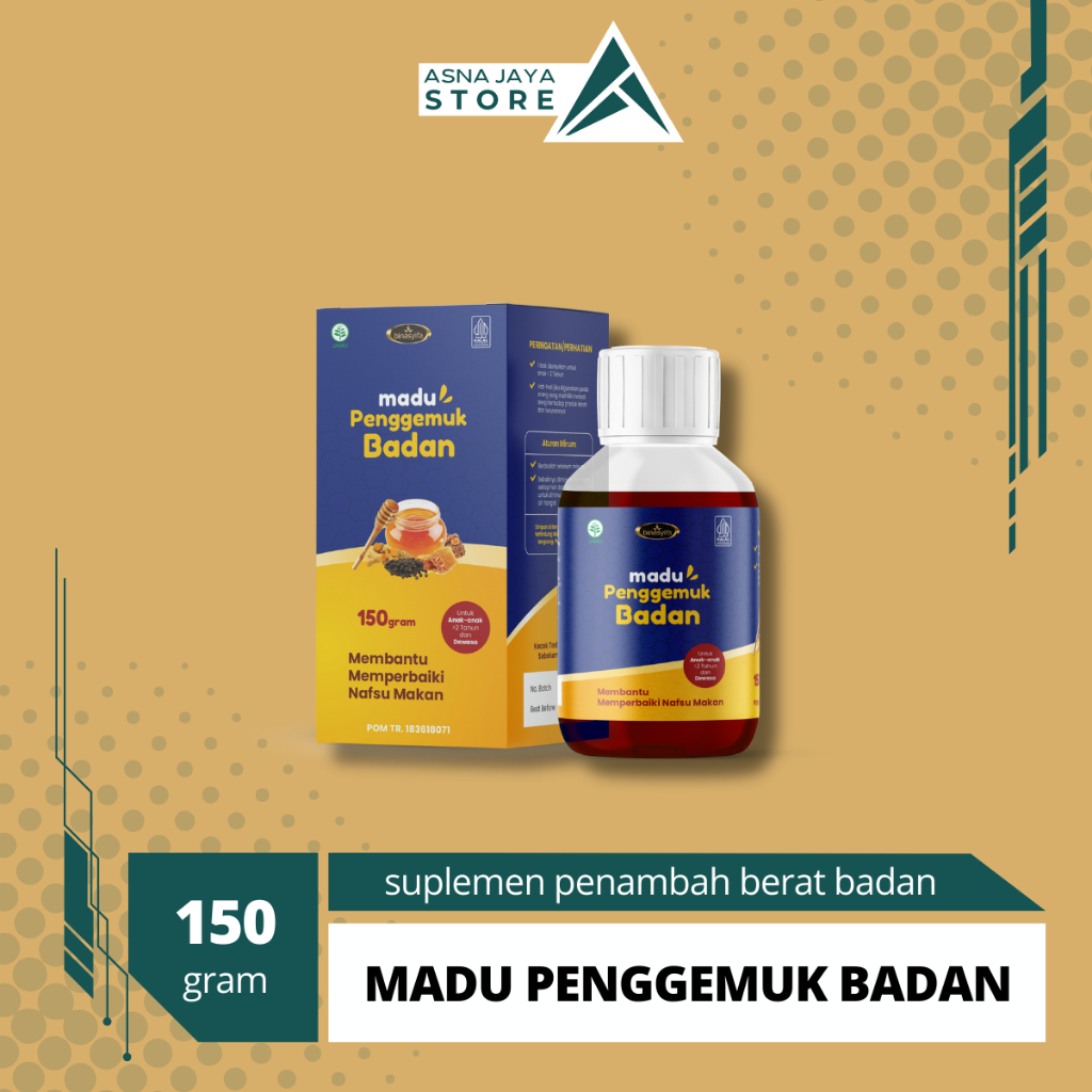 Penggemuk Badan BPOM Permanen 100% Ampuh Madu Gemuk Badan Binasyifa