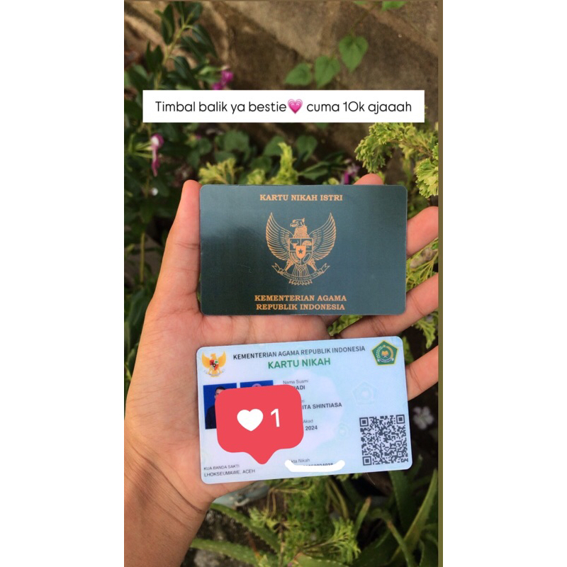 

id card (kartu) bahan pvc