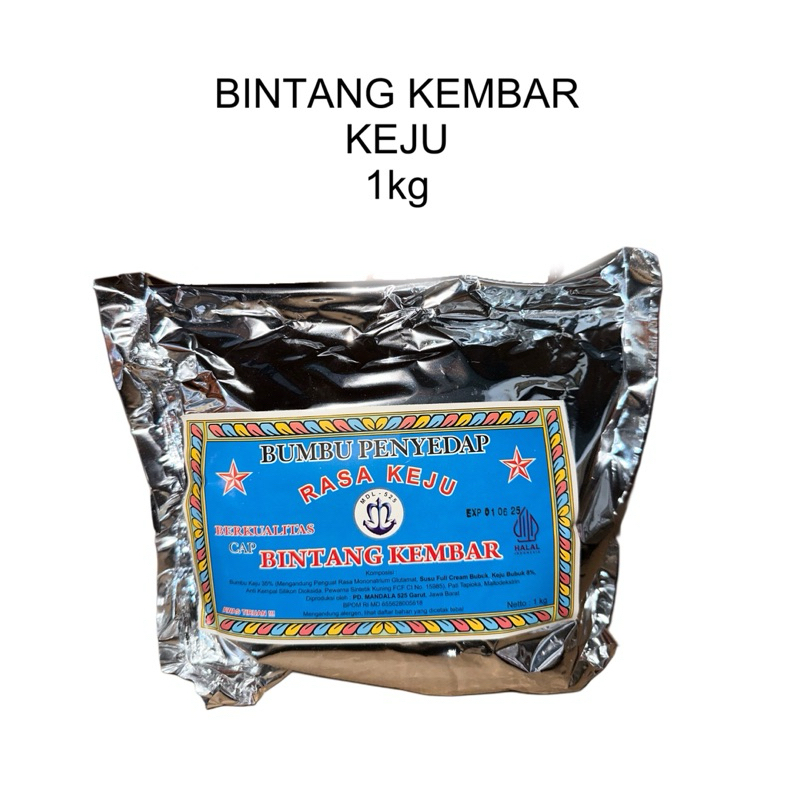 

Bumbu Tabur Bintang Kembar Rasa Ayam Keju 1kg / MDL
