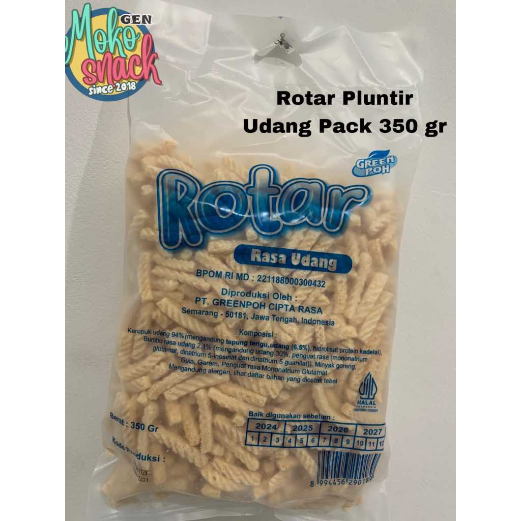 

Rotar Snack Kemasan Pluntir Udang 350 gr