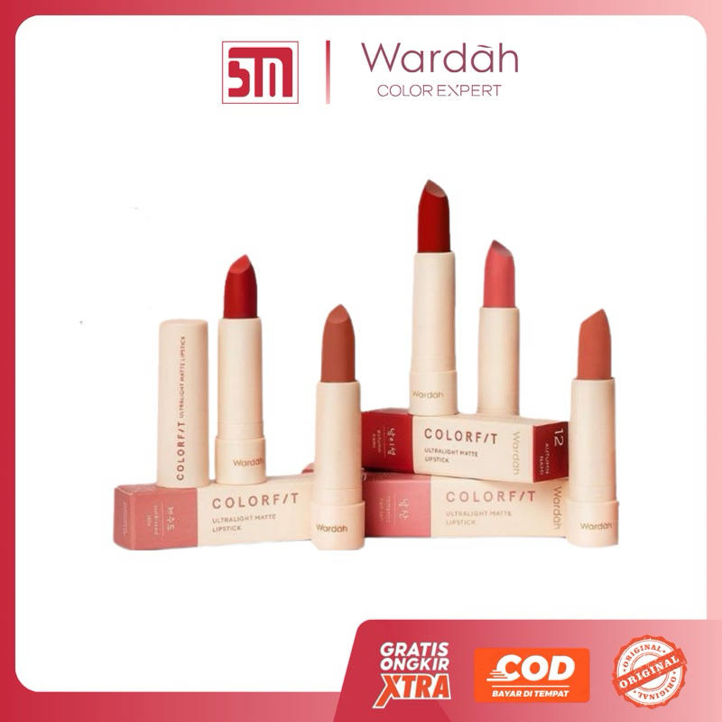 Wardah COLORFIT ULTRALIGHT MATTE LIPSTIK KOREA EDITION