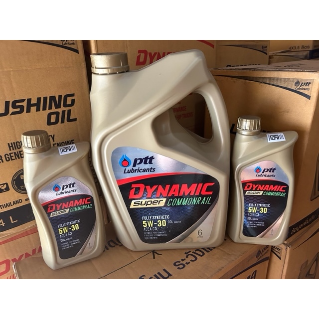 PTT Dynamic Super Commonrail Synthetic Evotec Sae 5W30 Oli mesin Diesel