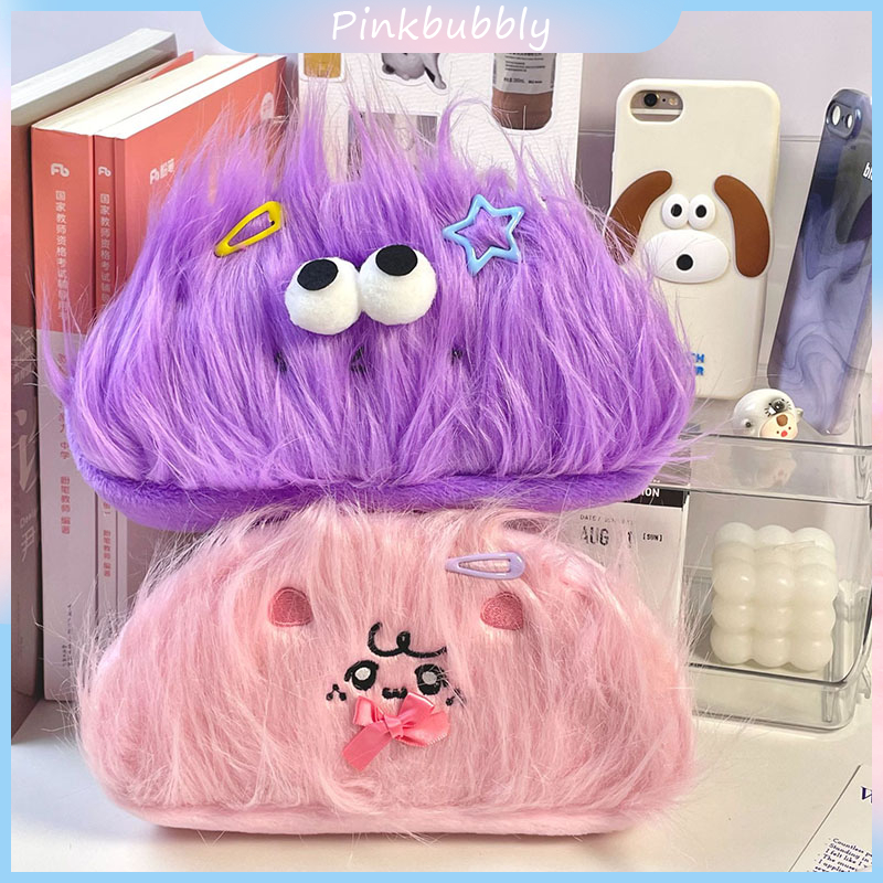 

Pinkbubbly.Goreng Gadis Pena Tas Pena Lucu Korea Ins Pen bag Pensil Kotak Kotak Pensil Pena Lucu