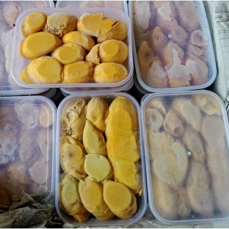 AFGC Durian Kupas Medan 800GRAM Variasi / Duas Manis Legit / Duas Manis Pahit / Duas MENTEGA KUNING