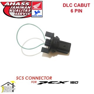SCS CONNECTOR HONDA PCX 160  SCS 6 PIN DLC CABUT 6 PIN