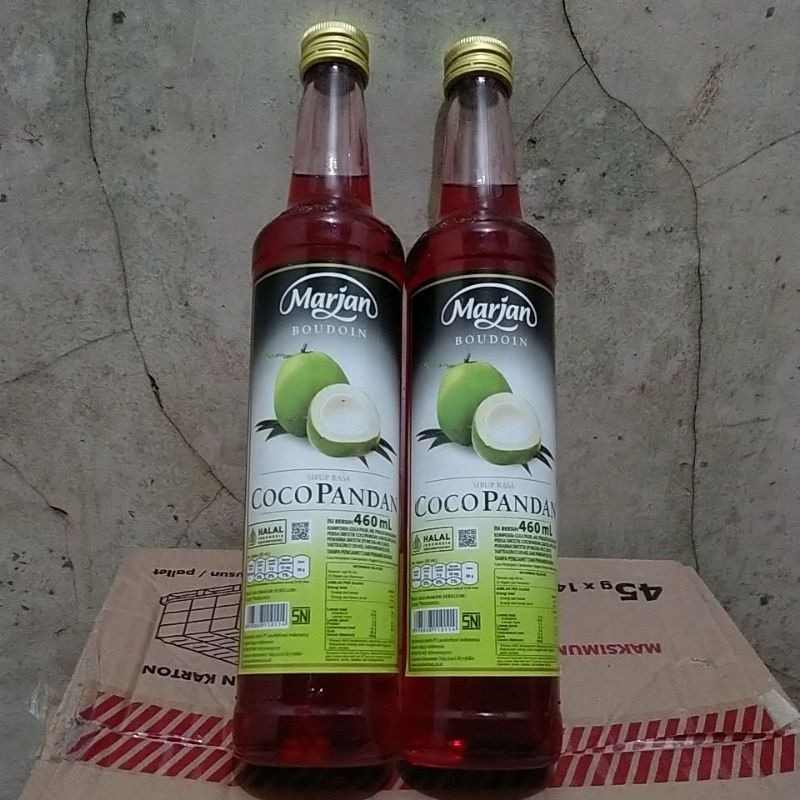 

Sirup MARJAN boudoin Coco pandan & Melon 460 ml