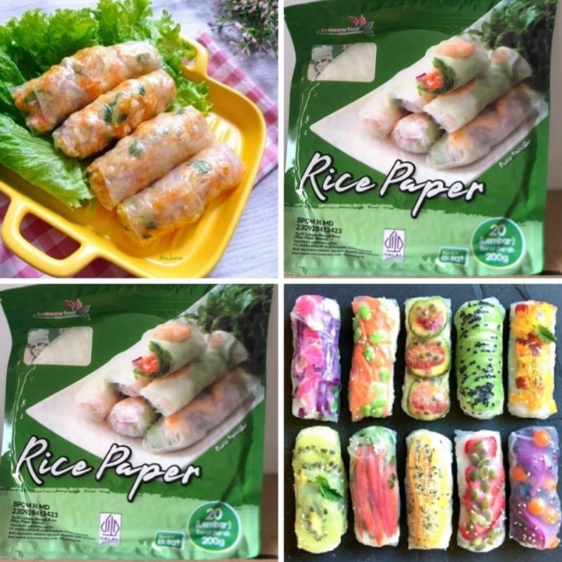 

RICE PAPER KULIT HAKAU VIETNAM ISI 20 Lembar