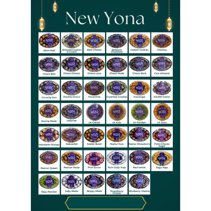 

(READY) NEW YONA COOKIES KUE KERING SNACK LEBARAN ENAK MURAH HALAL