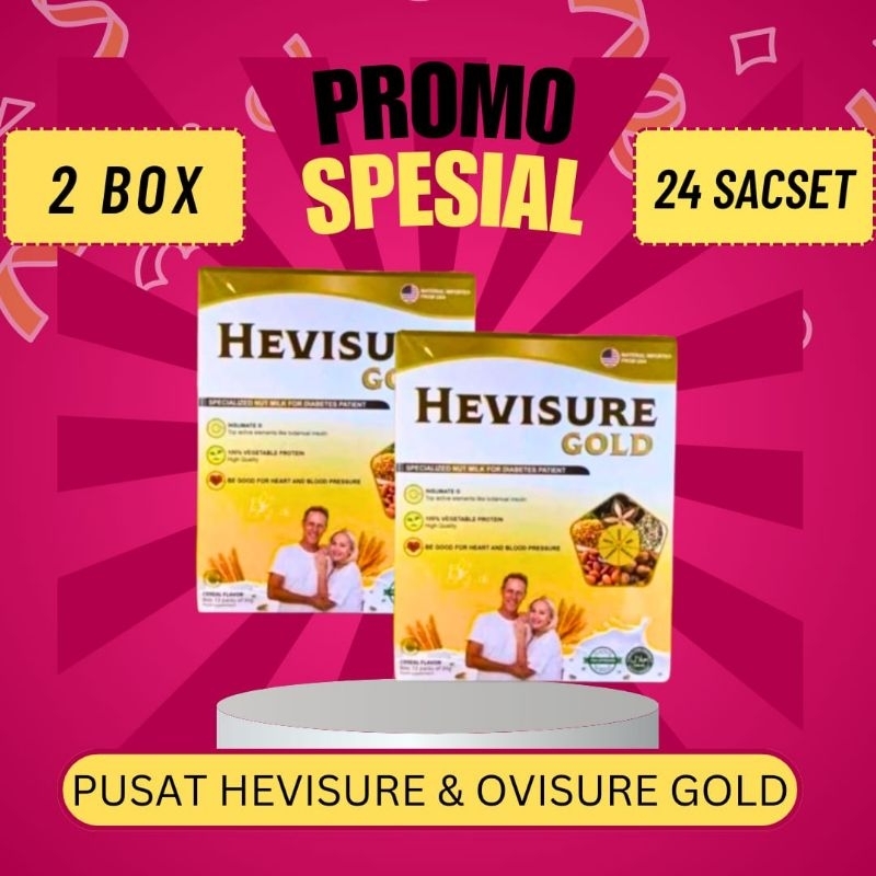 

HEVISURE GOLD SUSU USA UNTUK DIABETES,HEVISURE GOLD MILK- 2 BOX