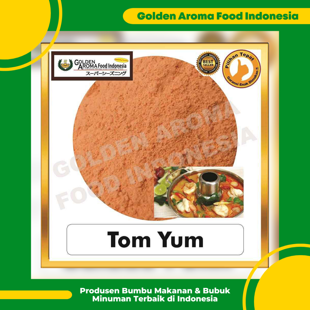 

Bumbu Tabur Rasa Tom Yum 1Kg, Jual Bubuk Tomyum Murah Enak Aman Terbaik, Tom Yum Seasoning Powder