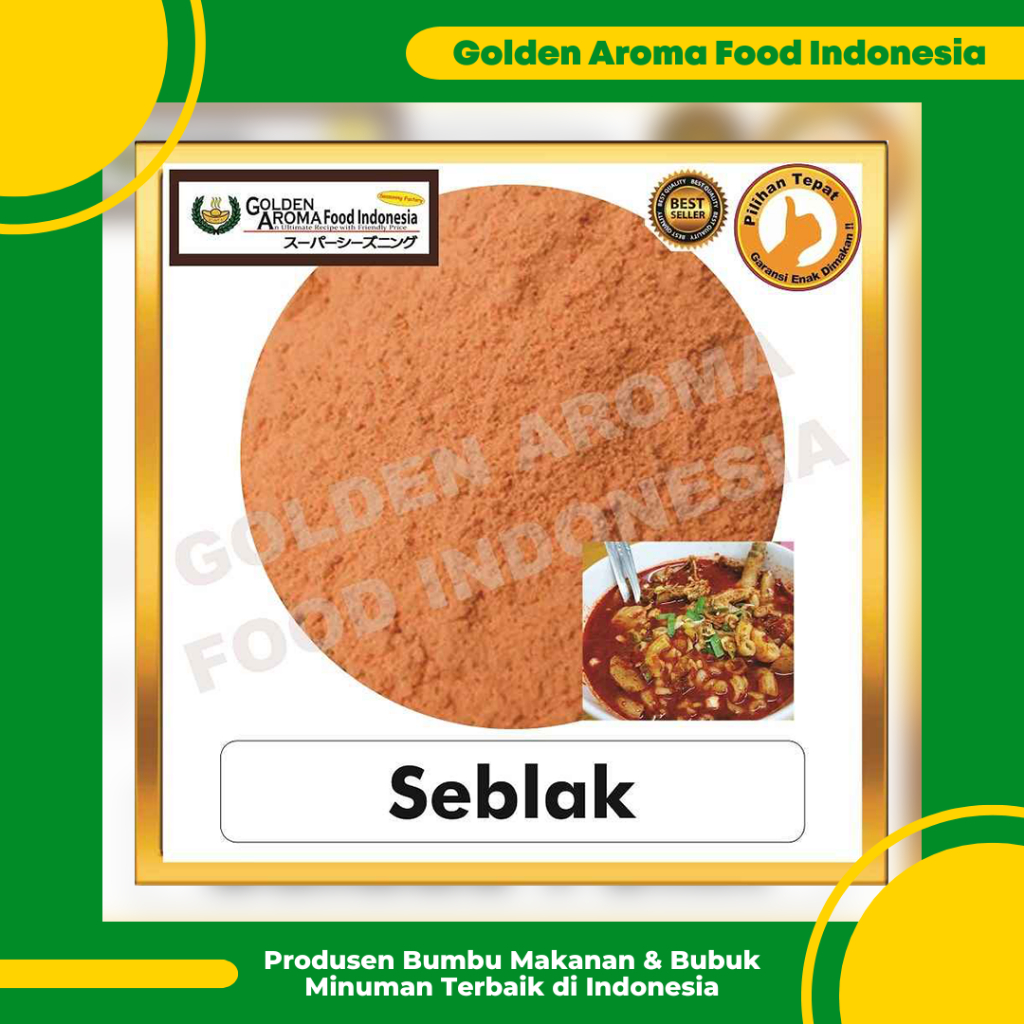 

Bumbu Tabur Rasa Seblak 1kg, Jual Bubuk Tabur Seblak Murah Enak Aman Terbaik Seasoning Powder GAFI
