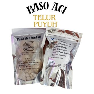 

PAKET 20 PACK BASO ACI INSTAN TELUR PUYUH HOME MADE MAZFOOD
