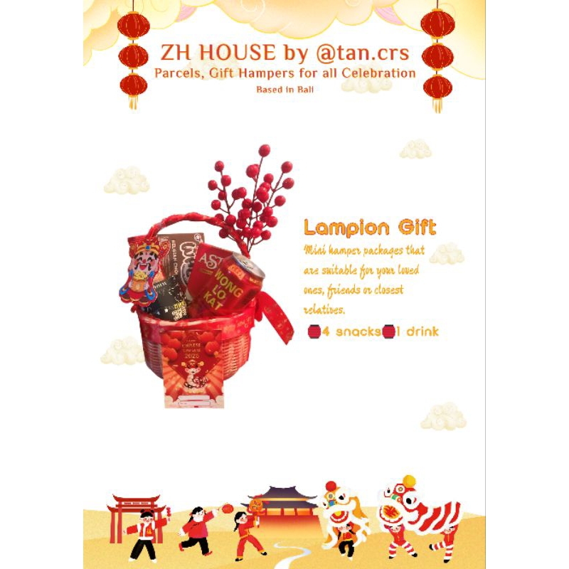 

Lampion Gift by ZH HOUSE | Gift Hampers Parcel CNY Chinese New Year Imlek 2025 Bali