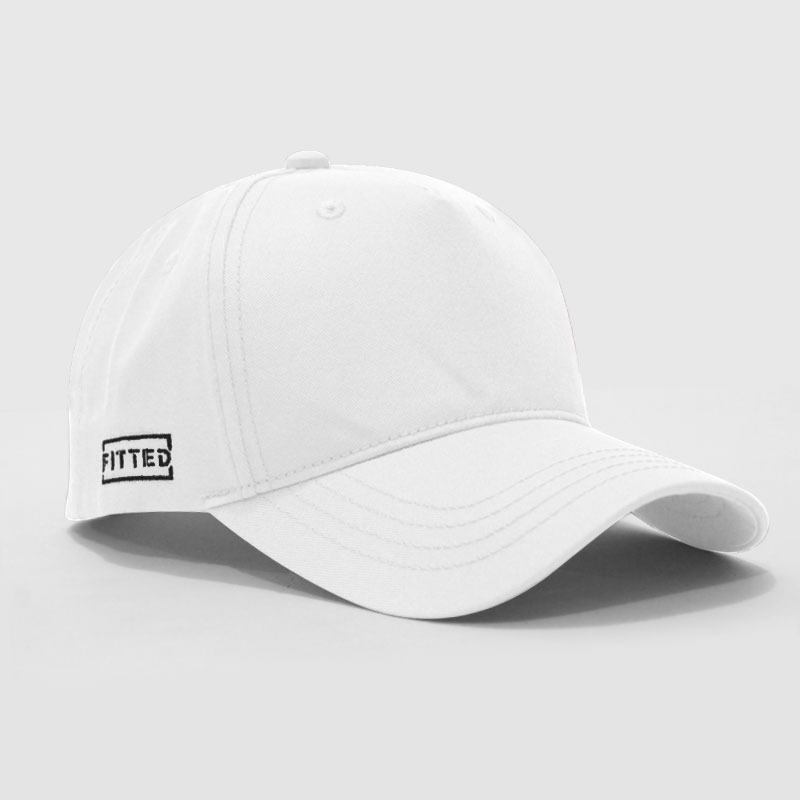 Fitted by Snapback Topi Baseball Dewasa Putih Polos