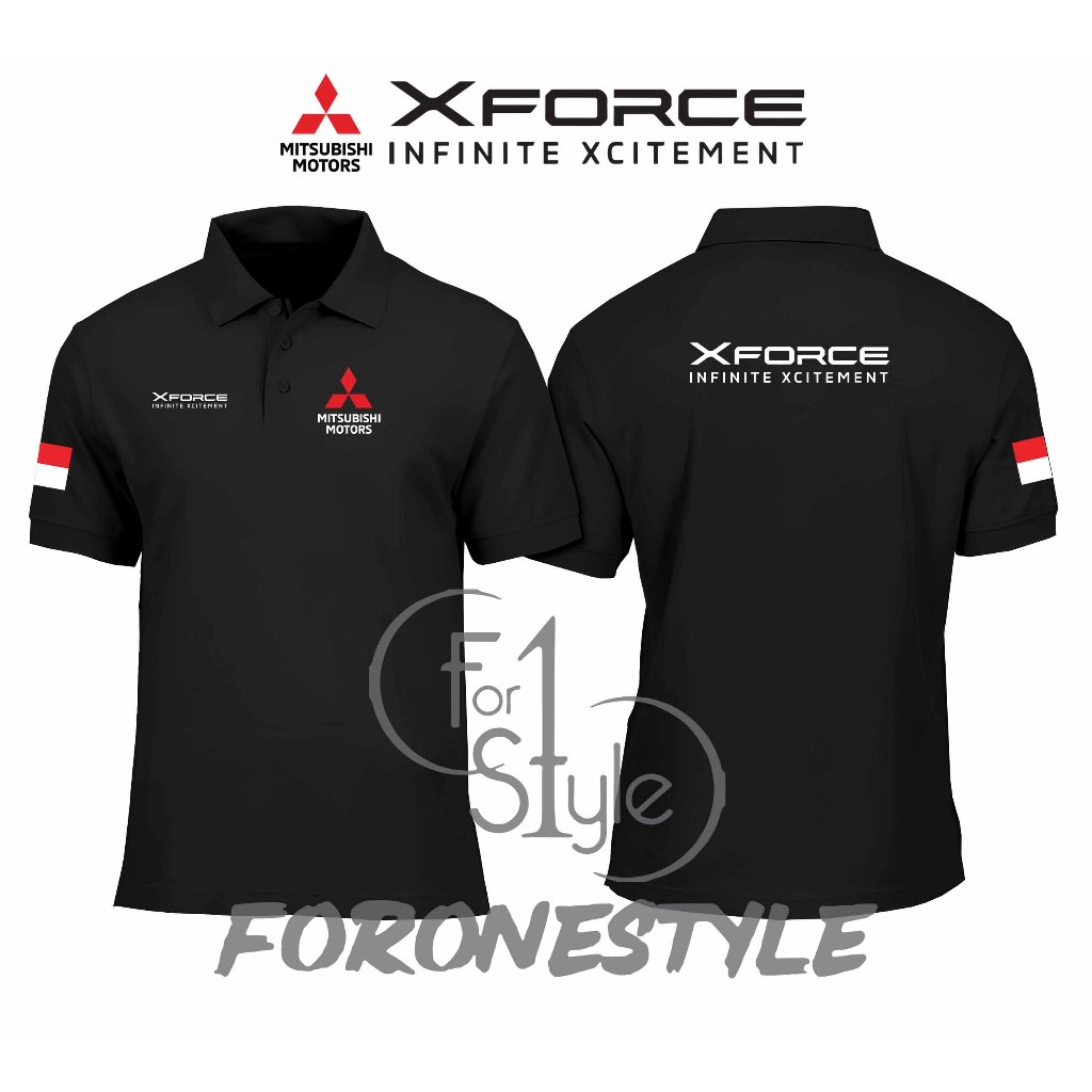 POLOSHIRT BERKERAH MITSUBISHI XFORCE INFINITE - POLO MITSUBISHI XFORCE - POLO MITSUBISHI