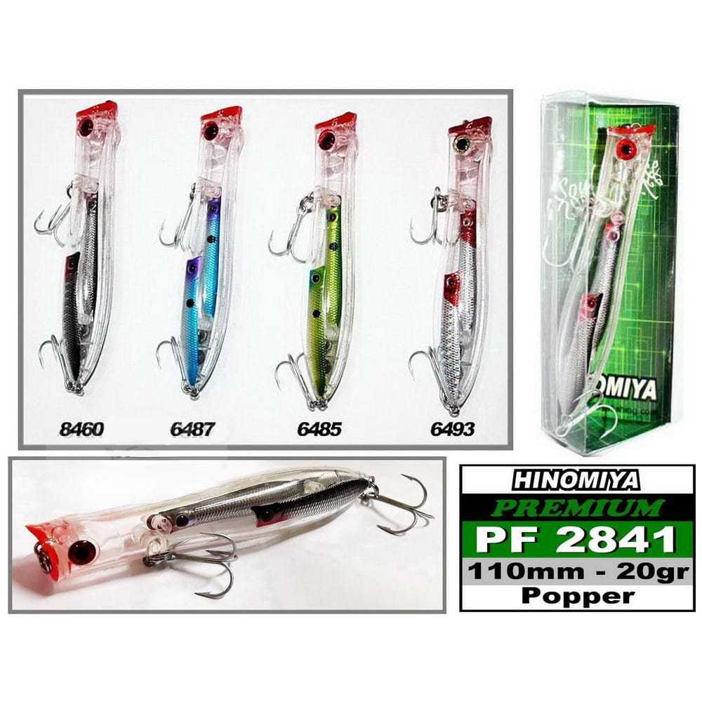 Umpan Hinomiya PF2841 (110mm - 20gr) Umpan Lure Popper Top Water Hinomiya Original