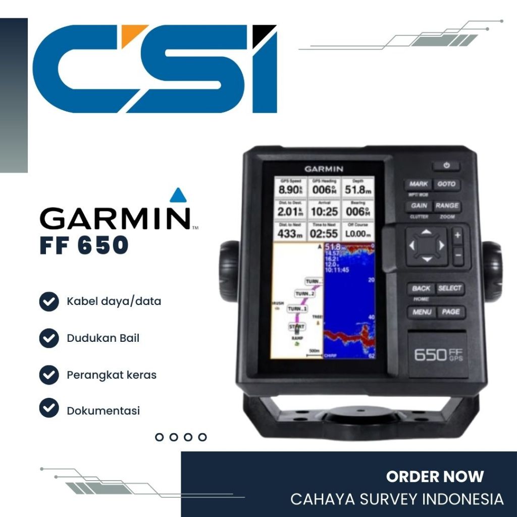GPSmap Garmin FF 650 GT 15 GPS Fish Finder