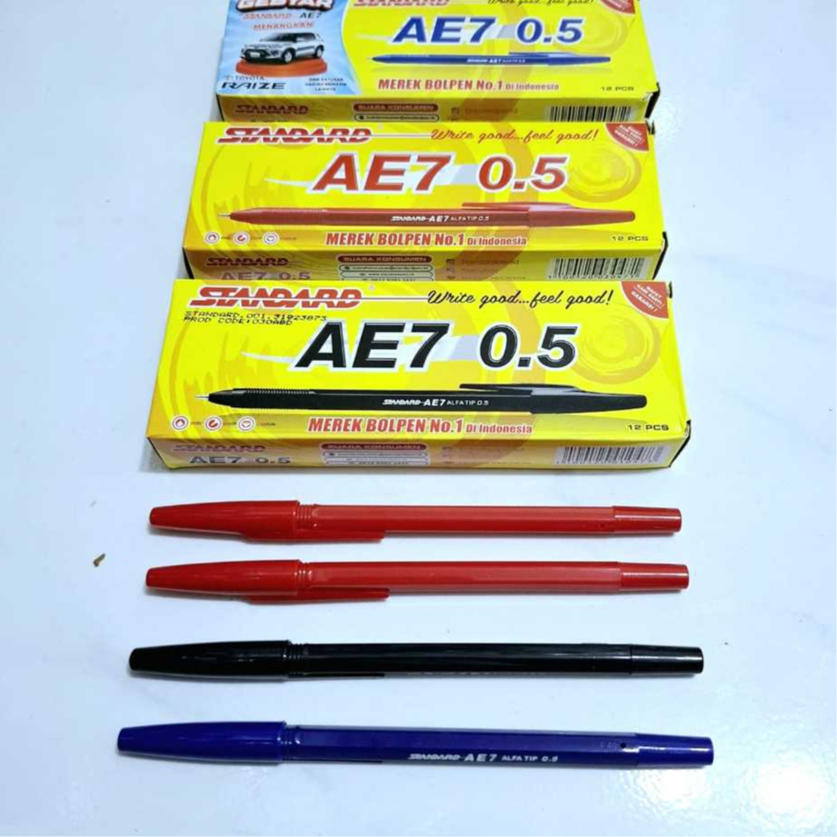 

Ballpoint / Pulpen Standard AE7 1 Pack / 12 pcs