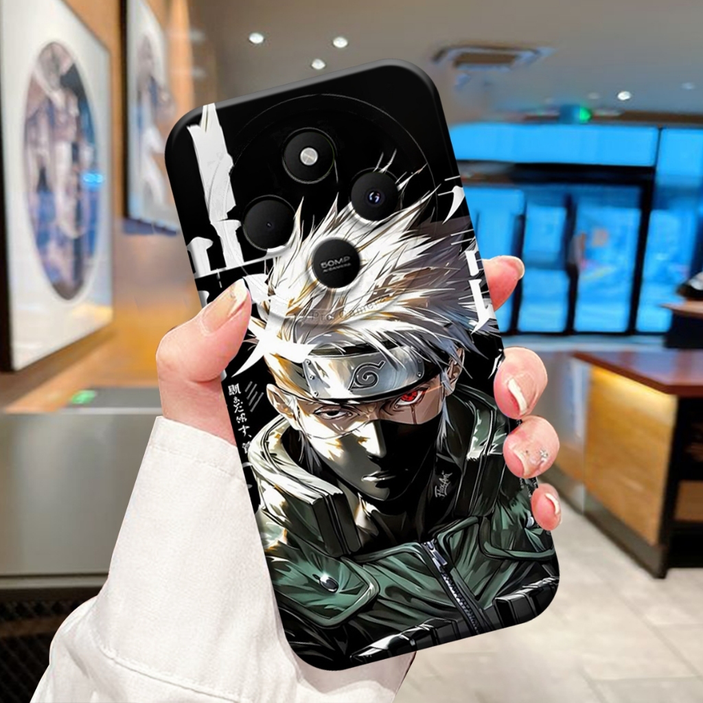 SOFTCASE REDMI 14c 4G 2024 13c 12c A3 9c 9a 10c 10a Poco c40 c65 TERBARU Motif Anime Naruto Kakashi 