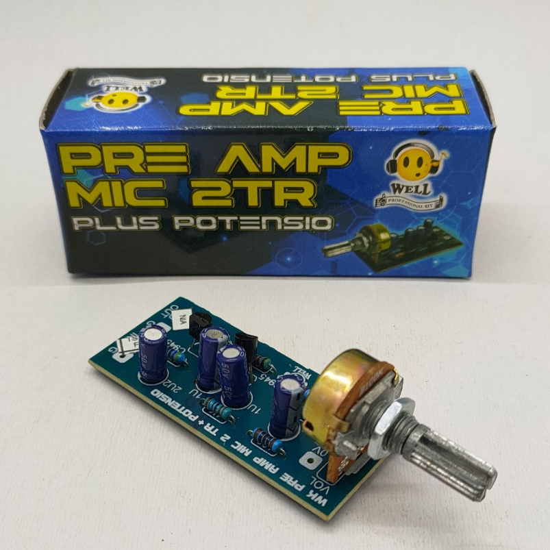 Kit Preamp Pre Amp Mic 2TR + Potensio Well