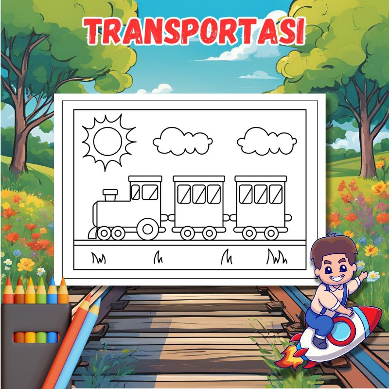 

KERTAS MEWARNAI / COLORING PAGE / KERTAS GAMBAR ANAK & DEWASA UKURAN A4 & A5