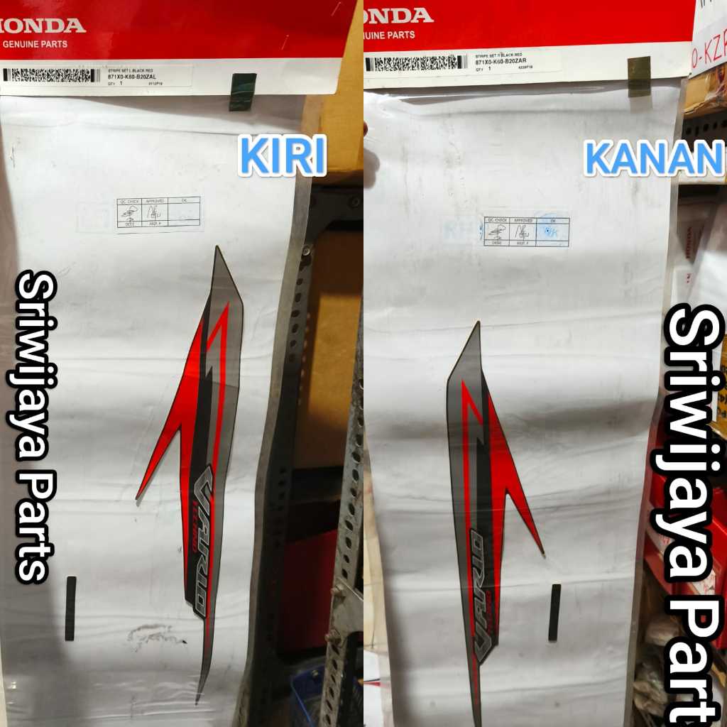 Sticker Body – New Vario 125 eSP | 871X0K60B20ZAL & 871X0K60B20ZAR 100% ORI AHM