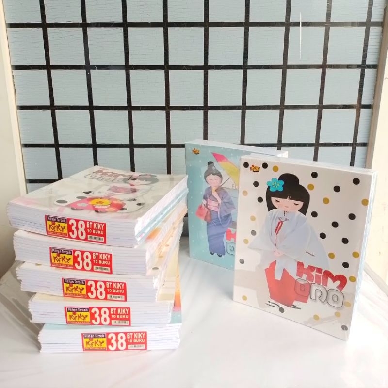 

Ay00! Buku Tulis Kiky 38 Lembar Karakter ( Pak 10 Buku ) [ Original ]