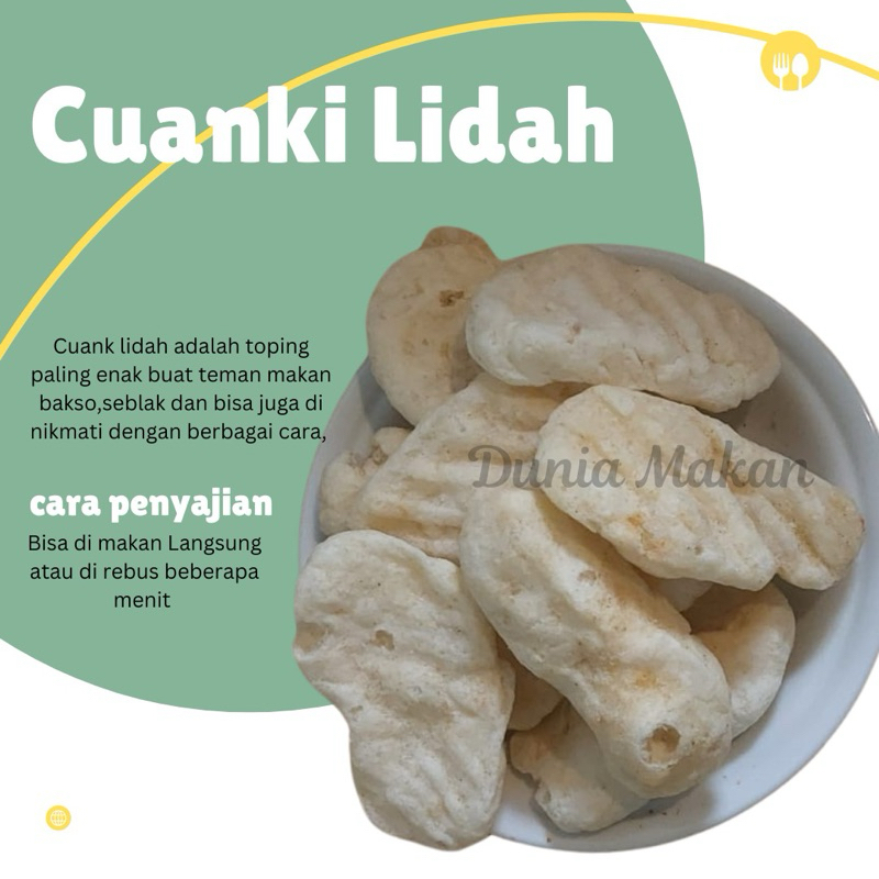 

cuanki lidah 100 pcs
