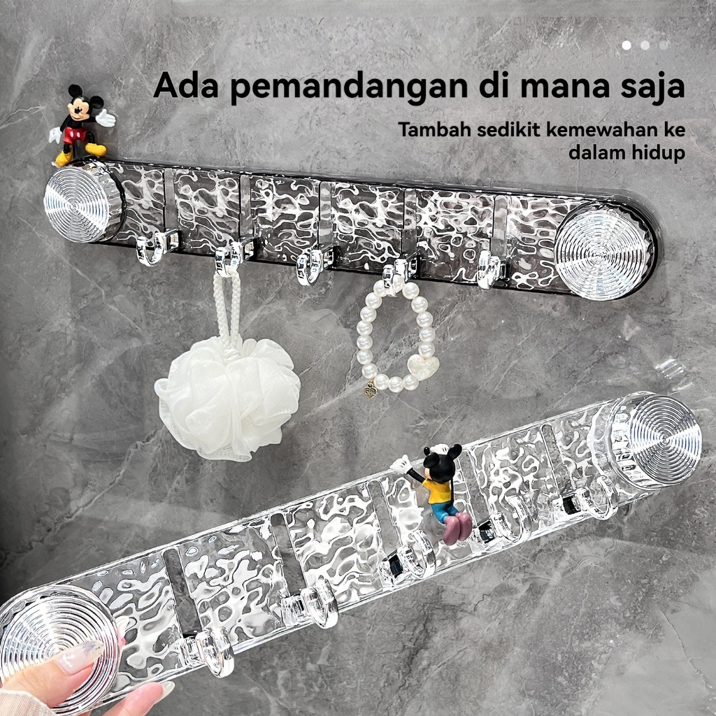 Kastok baju gantungan baju / hanger gantungan toilet serbaguna / gantungan handuk kamar mandi tempel