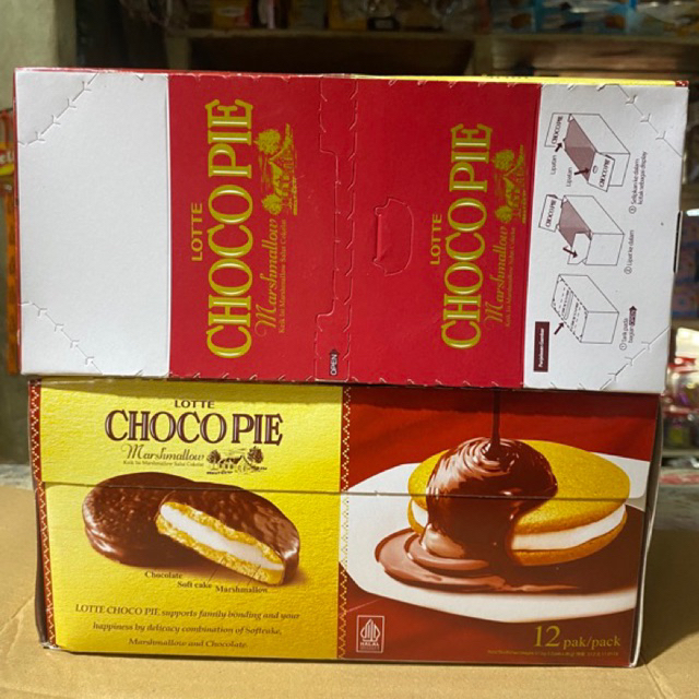 

LOTTE CHOCOPIE COKLAT MARSHMALOW ISI 12