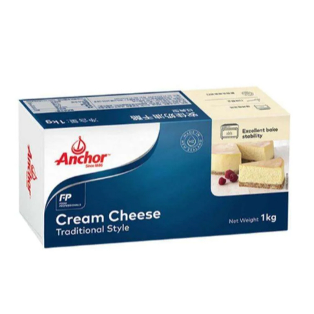 

ANCHOR CREAM CHEESE 1KG, KEJU CREAM COCOK UNTUK CAMPURAN MAKANAN/CAKE