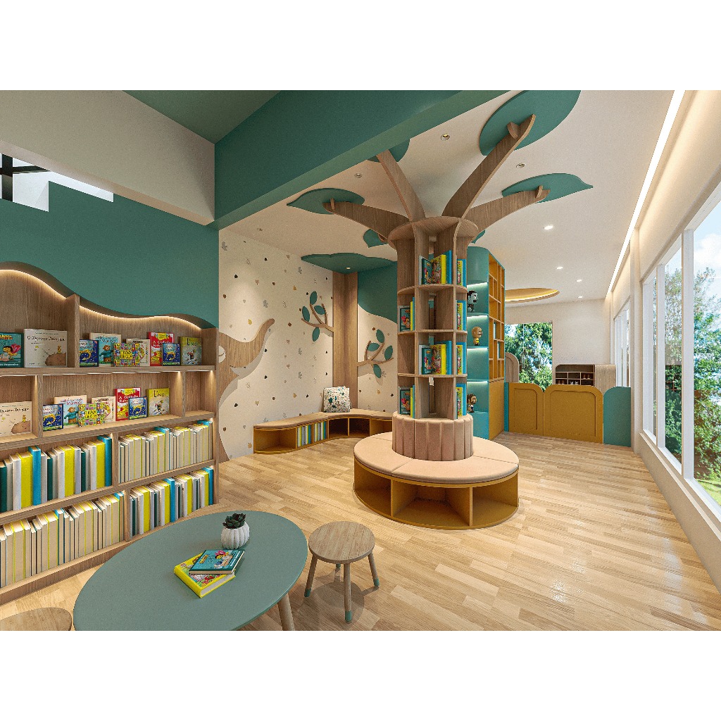 Jasa Desain Interior Rumah Komersial Cafe | 3D Render | Custom Furniture | Interior Rumah