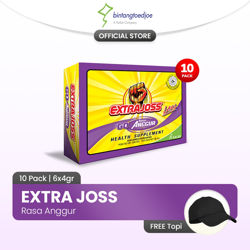 

Extra Joss Laki Anggur 10 Pack (60 Sachet)