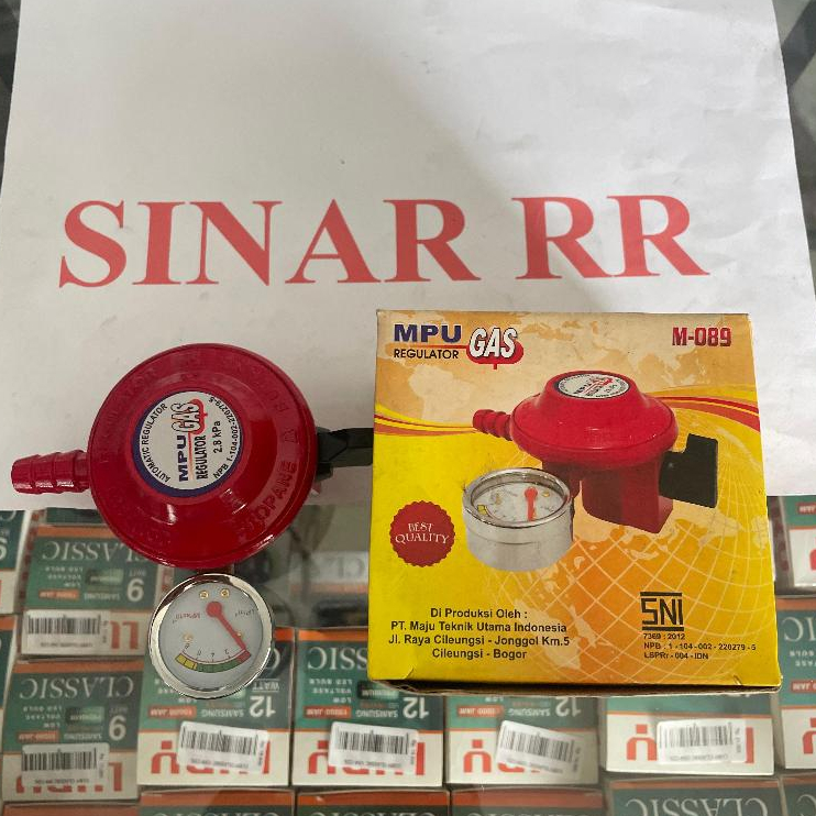 Regulator Gas MPU-089 (MERAH) | SINAR RR