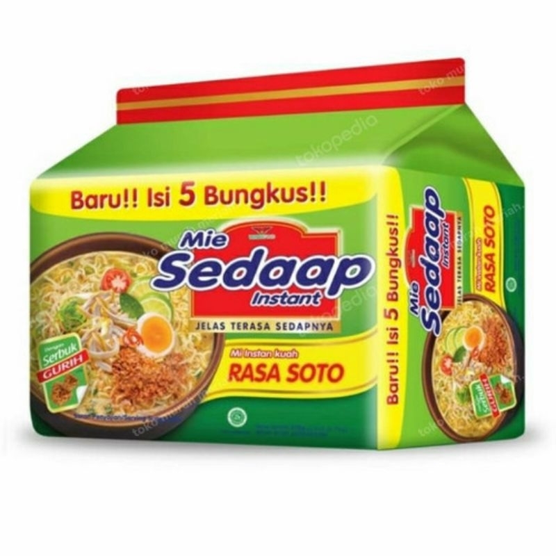 

Paket banded mie sedap soto isi 5