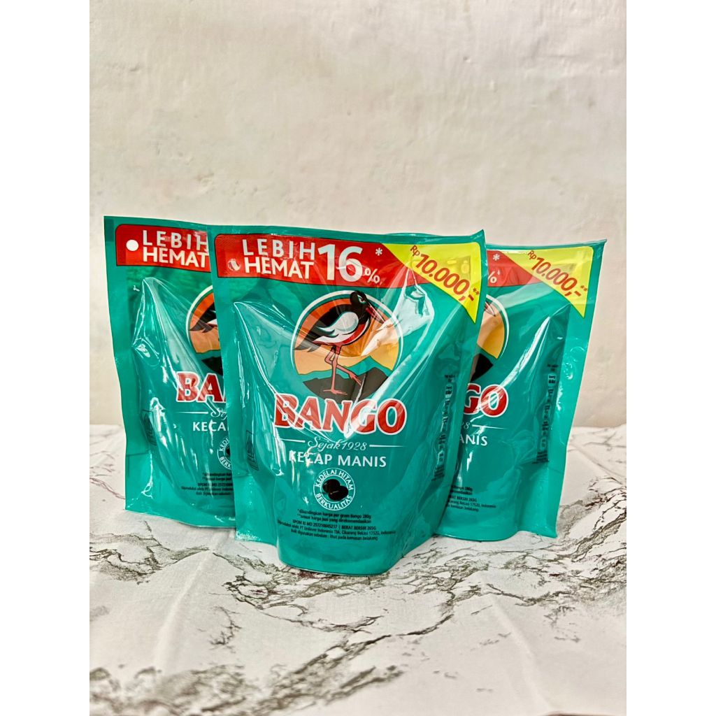 

Bango Kecap Manis Kedelai PIlihan Kemasan 280gram