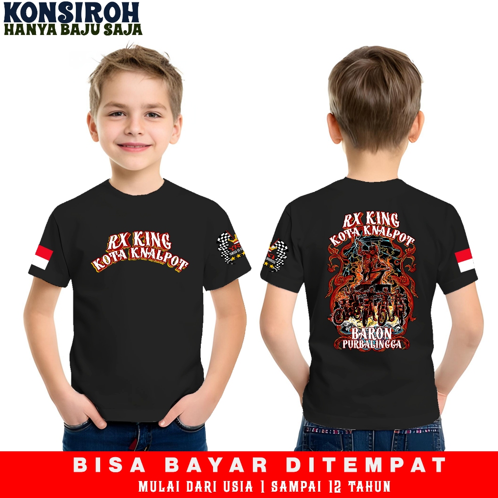 Kaos Anak RX-King Kota Knalpot Baron Purbalingga Kaos Only YRKI RX King Kota Knalpot Purbalingga